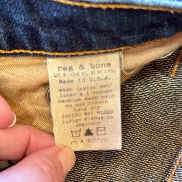 rag & bone The Dre Slim Boyfriend Jeans - Picture 6 of 14